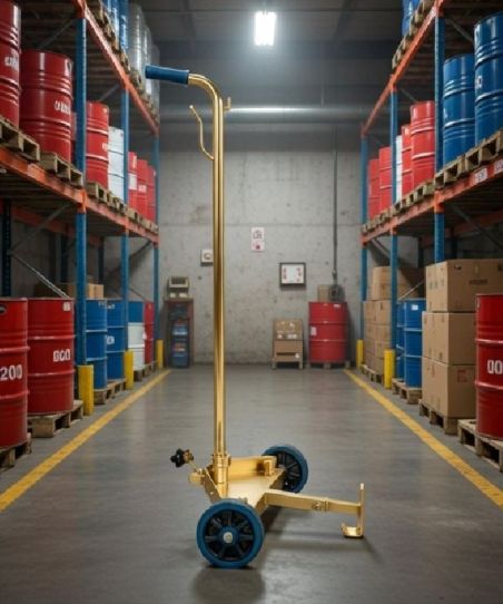 Тележка для бочек 20-60 кг ручная на 2 колесах, RAASM 80035