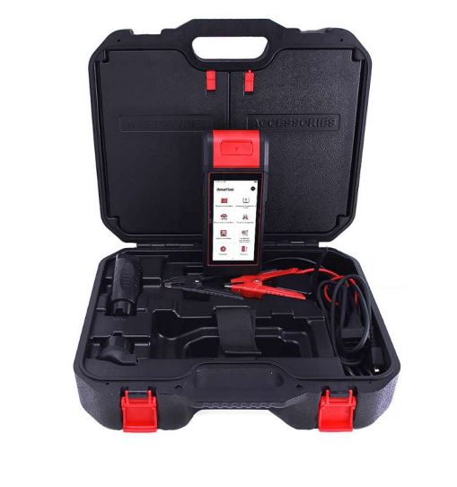  Тестер аккумуляторов 12В AGM Gel WET с сенсорным дисплеем, встроенным принтером 601MAX iSmartTool Launch