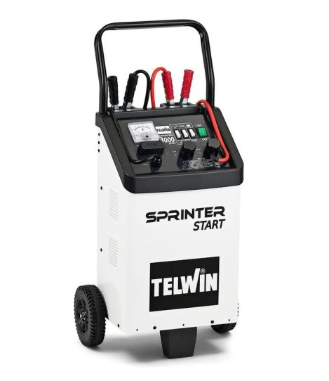 Пуско-зарядное устройство для 12В и 24В аккумуляторов, пусковой ток 300А SPRINTER 3000 START 230В 12-24В TELWIN