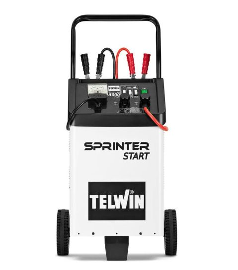 Пуско-зарядное устройство для 12В и 24В аккумуляторов, пусковой ток 300А SPRINTER 3000 START 230В 12-24В TELWIN