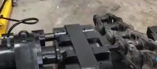 Выпрессовщик пальцев траковых цепей 110 тонн гидравлический ARTAZ ВПТ110С