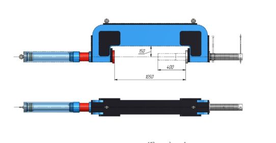Выпрессовщик пальцев траковых цепей 150 тонн гидравлический ARTAZ ВПТ110СБ