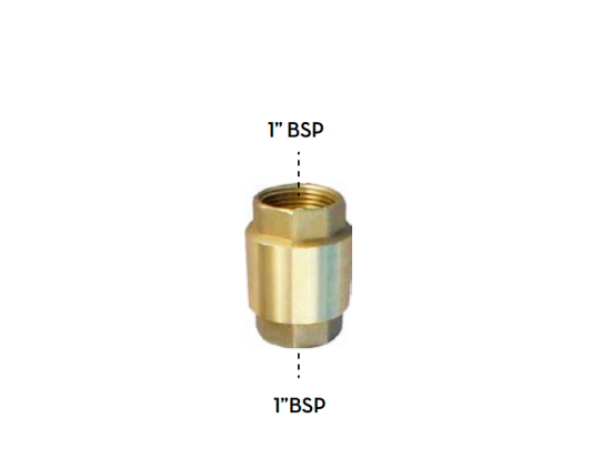 Донный клапан без фильтра 1" Piusi Foot valve F07978000