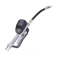 Пистолет раздаточный автоматический для масла, 30 л/мин, с эл. считчиком с предуставками, гибкий носик, 1/2 NPT, Graco SDP8 26C354