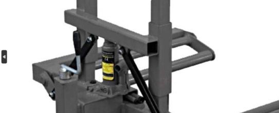 Тележка гидравлическая для транспортировки колес 1000 кг, KraftWell KRW-WD10