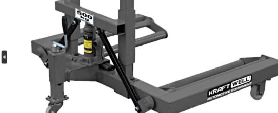 Тележка гидравлическая для транспортировки колес 500 кг, KraftWell KRW-WD5