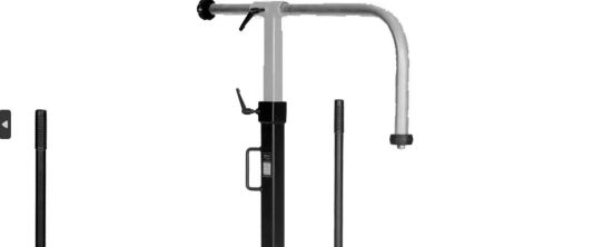 Тележка гидравлическая для транспортировки колес 1500 кг, KraftWell KRW-WD15L