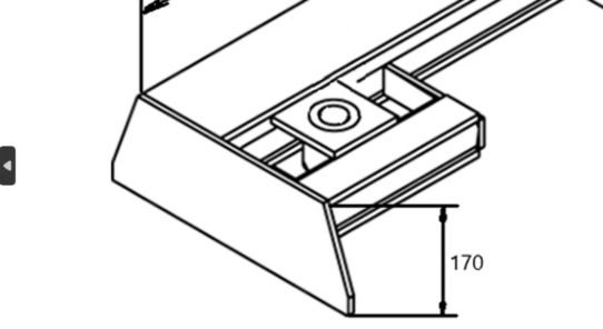 Суппорт GSВ скользящая модель г/п 15,5 т. (без DR4 и X), BLITZ, 3495-1