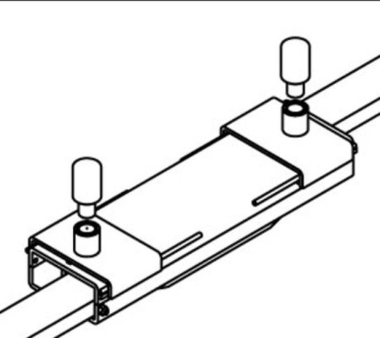 Траверса для автобусов EvoBus 830-1500мм, 55мм, 15 т, BLITZ, ATEB S2