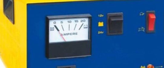 Зарядное устройство 12/24В 22А с амперметром и автоматическим режимом заряда 220В 024441 GYS