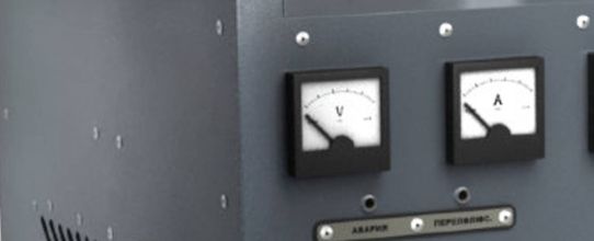 Зарядное устройство 12/24В 65А для WET аккумуляторов с амперметром и вольтметром KRONVUZ АЗУ-Н