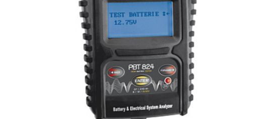 Тестер аккумуляторов 6/12/24 В с принтером, поддержка AGM/EFB/Gel, защита от переполюсовки PBT 824 GYS 025738