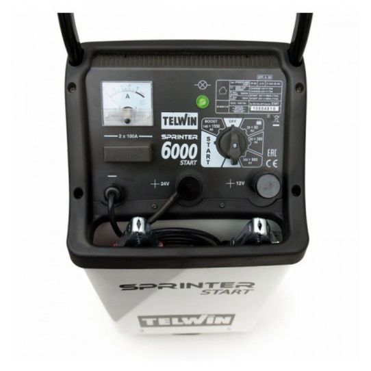 Пуско-зарядное устройство для 12В и 24В аккумуляторов с пусковым током 570A 829392 TELWIN