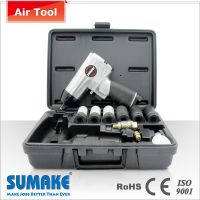 Пневмогайковерт 1/2" 540Нм Sumake ST-55414K (с набором глубоких головок)