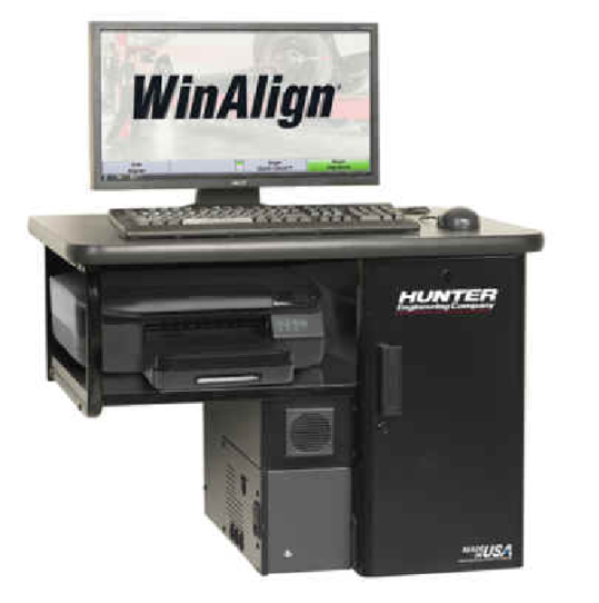 Стенд сход-развал 3D для легковых автомобилей напольный Hunter WA520/20NE-421LZ2