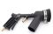 Пескоструйный пистолет AE&T T06528G, для пескоструйного аппарата T06528, с пылеулавливающей насадкой Пескоструйный пистолет AE&T T06528G, для пескоструйного аппарата T06528, с пылеулавливающей насадкой