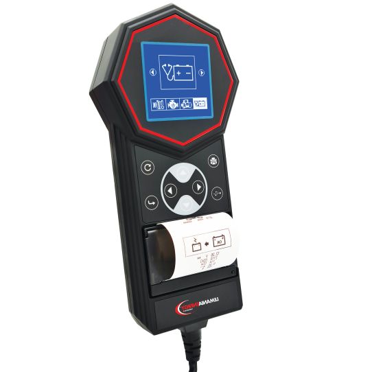 Тестер аккумуляторов 12/24В с цифровым индикатором и встроенным принтером, нагрузка до 2000А LEMANIA ENERGY T11