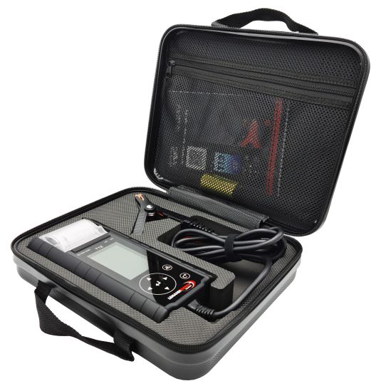 Тестер АКБ с цифровым дисплеем и встроенным термопринтером, 12/24В, защита от переполюсовки, LEMANIA ENERGY T12