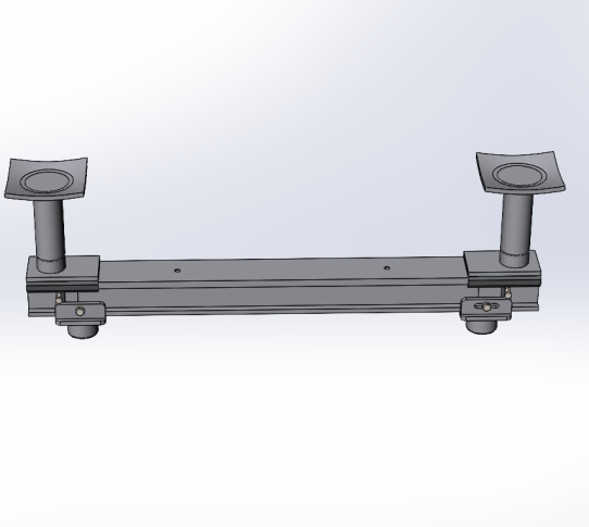 Траверса двустоечного электромеханического ямного подъёмника 15т. с опорами Т15ЭМ