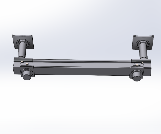 Траверса двустоечного электромеханического ямного подъёмника 15т. с опорами Т15ЭМ