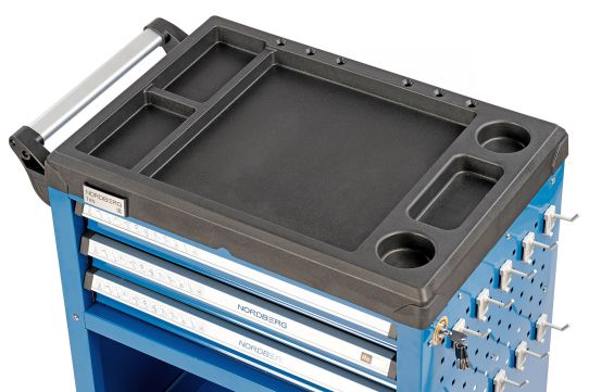 Тележка инструментальная, Nordberg T4N, 3 ящика и открытый отсек