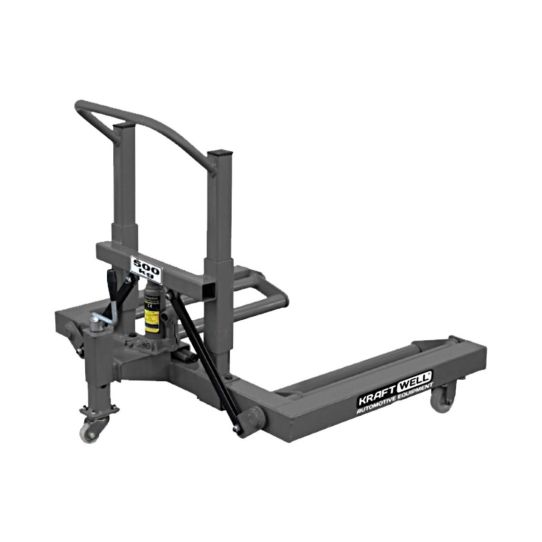 Тележка гидравлическая для транспортировки колес 500 кг, KraftWell KRW-WD5