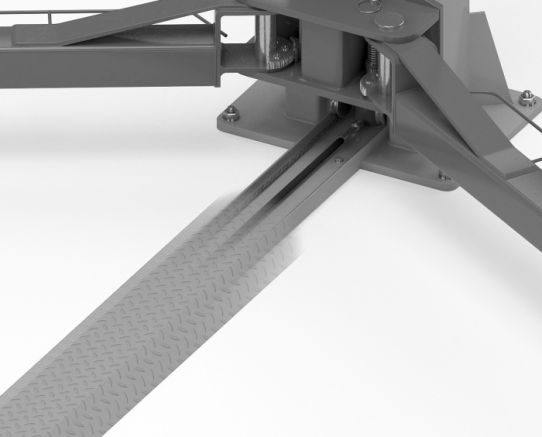 Двухстоечный электрогидравлический подъемник 3.5 т серый, высота подъема 1920 мм Launch TLT-235SBA