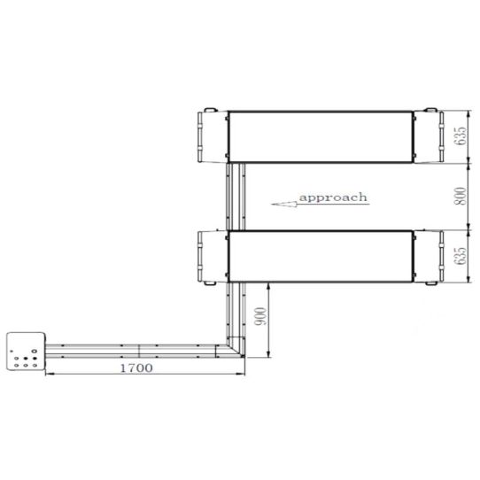 Ножничный подъемник электрогидравлический 3.5 т серый Launch TLT-635AF