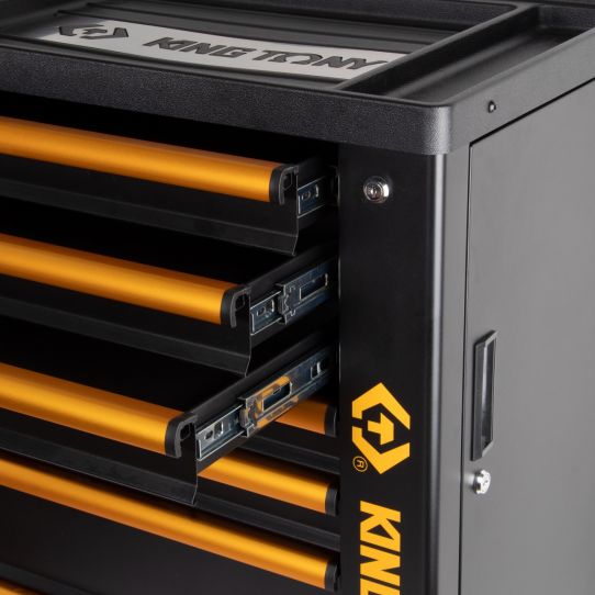 Тележка инструментальная KING TONY 87G38-7B-P40, 7 ящиков, без инструментов