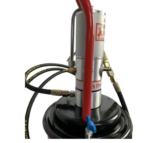 Нагнетатель смазки пневматический с емкостью 12 л, рабочее давление 6-8 бар, с производительностью 0.75 л/мин ARMADA TRH-1121