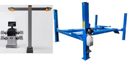 Легковой комплект для сход-развала Техносоюз до 24 дюйма ES4D-S+T 7202 TAB грузоподъемность 4т