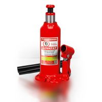 Домкрат бутылочный 6 т, Станкоимпорт TH90604 207-402 мм, гидравлический, для внедорожников, с ходом штока 125 мм