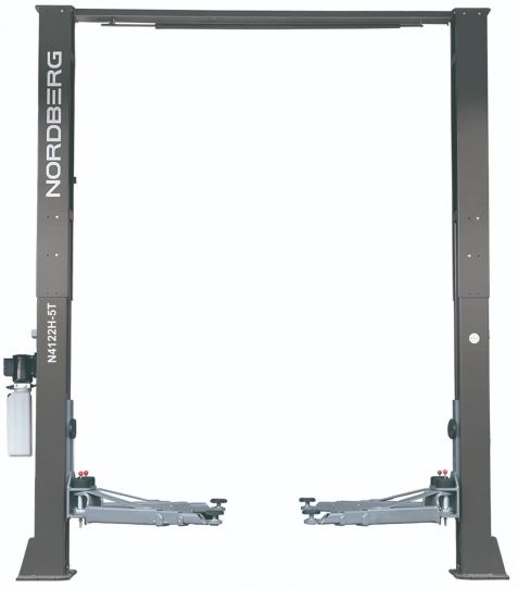 Двухстоечный подъемник Nordberg N4122H1M-5G_380 5т, электрогидравлический, 380В, с верхней синхронизацией, 110-1900 мм