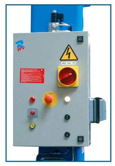 Подкатной подъемник для грузовых автомобилей электромеханический 12т Ravaglioli RAV212N, 4 колонны