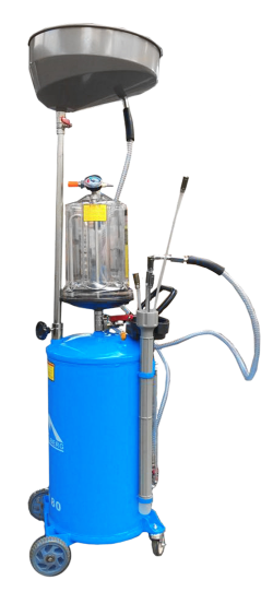 Пневматическая установка для откачки масла через щуп на 65 литров Trommelberg UZM80