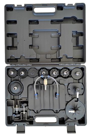 Установка для замены и прокачки тормозной жидкости пневматическая давление 0.7-2.8 бар, емкость 6 л, TA-AC006 AE&T