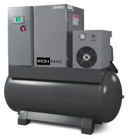 Винтовой компрессор с инвертором IronMac IC 30/15 DF VSD 500L, прямой привод, 15 бар, IP23PM, 500л, 2300л/мин