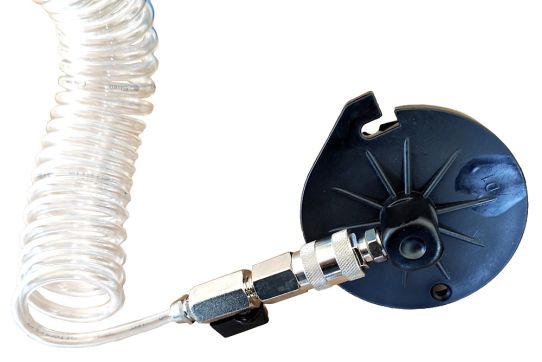 Установка для замены и прокачки тормозной жидкости пневматическая давление 0.7-2.8 бар, емкость 6 л, TA-AC006 AE&T