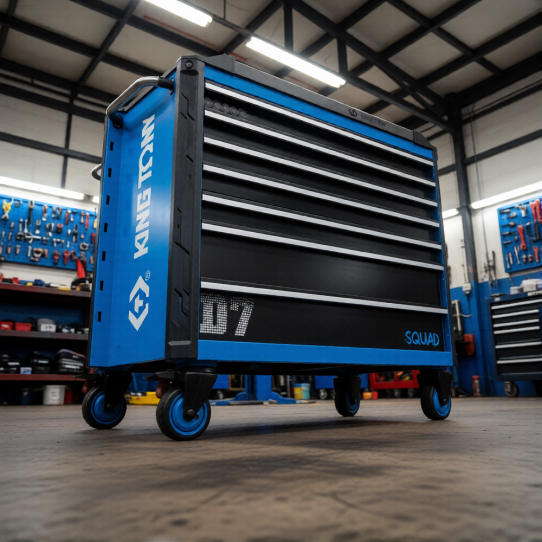 Тележка инструментальная KING TONY 87SQ33-7B-BK, 7 ящиков, без инструментов