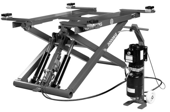 Подъемник ножничный электрогидравлический до 3т 220В для шиномонтажа и автосервиса Nordberg N630-3G_220 