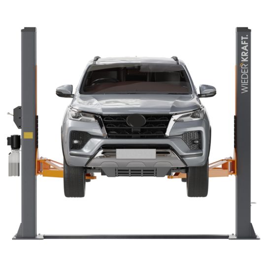 Двухстоечный подъемник Wiederkraft WDK-522/220 4т, электромеханический, 220В, с нижней синхронизацией, 110-1920 мм