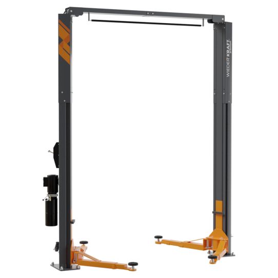 Двухстоечный подъемник Wiederkraft WDK-526 4.2т, электрогидравлический, 380В, с верхней синхронизацией, 100-1900 мм