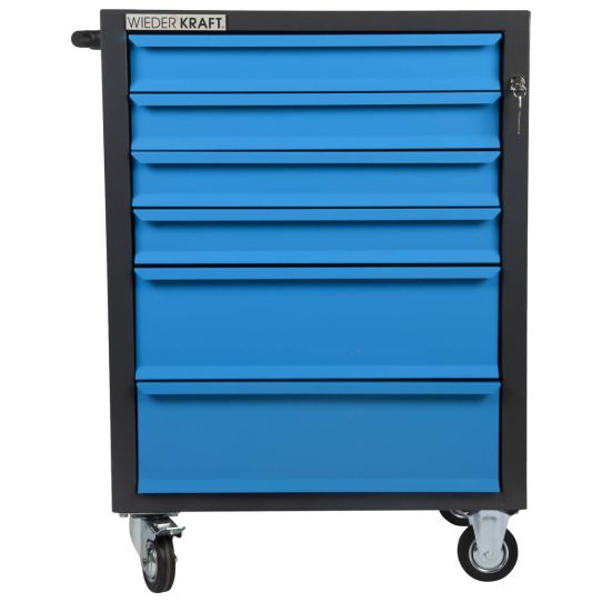 Тележка инструментальная Wiederkaraft WDK-606GB, 6 ящиков, без инструментов