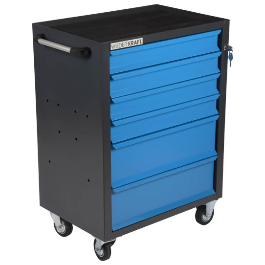 Тележка инструментальная Wiederkaraft WDK-606GB, 6 ящиков, без инструментов