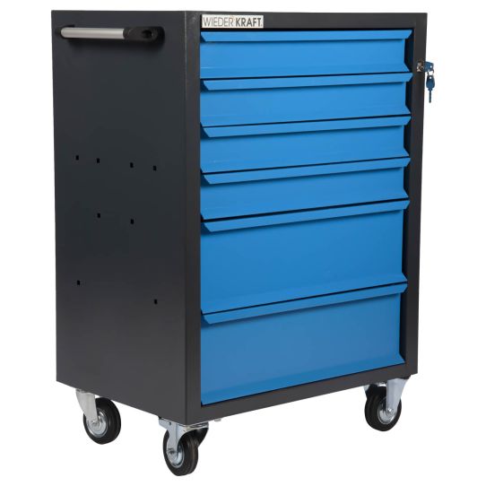 Тележка инструментальная Wiederkaraft WDK-606GB, 6 ящиков, без инструментов