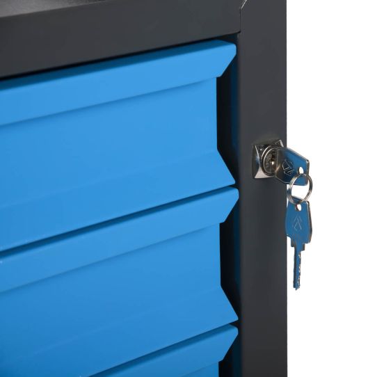 Тележка инструментальная Wiederkaraft WDK-606GB, 6 ящиков, без инструментов