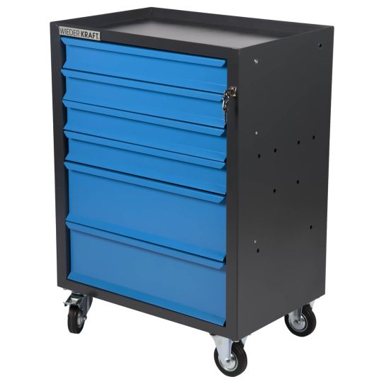 Тележка инструментальная Wiederkaraft WDK-606GB, 6 ящиков, без инструментов