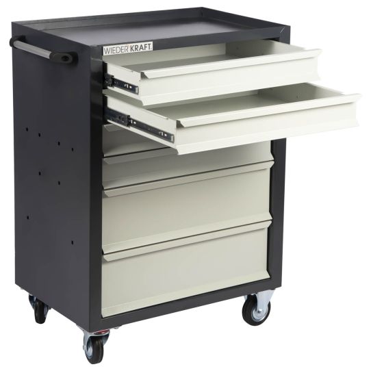 Тележка инструментальная Wiederkraft WDK-606GG, 6 ящиков, без инструментов