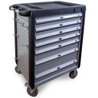 Тележка инструментальная Wiederkraft WDK-707, 7 ящиков, без инструментов