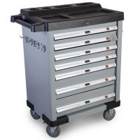 Тележка инструментальная Wiederkraft WDK-807, 7 ящиков, без инструментов
